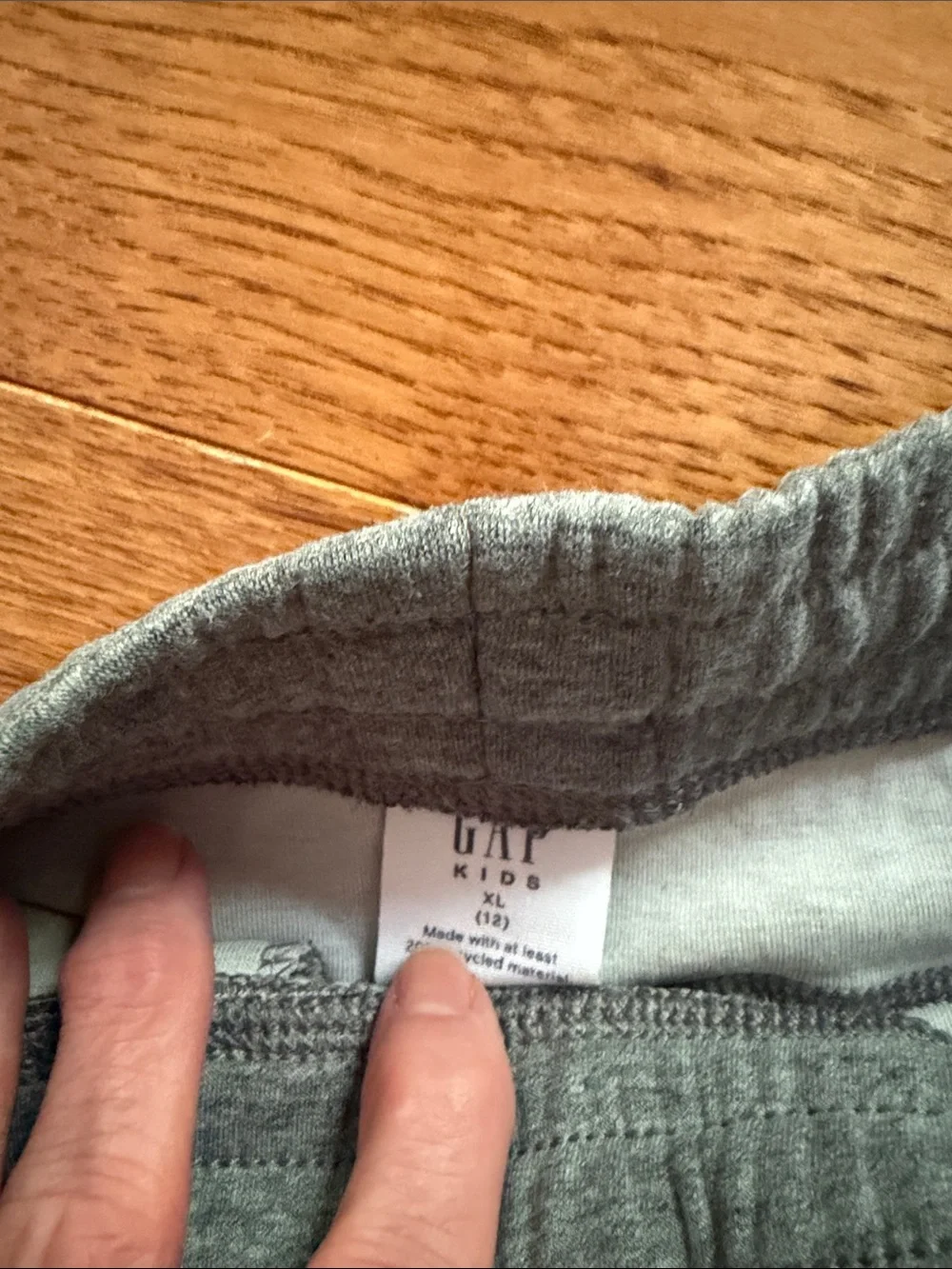 GAP Kids Olive Green & Heather Gray Jogger Sweatpants